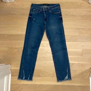 “Just black denim” jeans